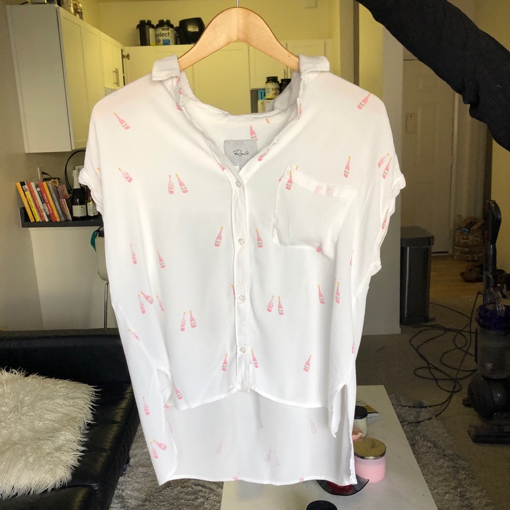 Rails Anthropologie Short Sleeve Button Up Shirt